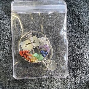 Multicolor Gemstone Key Holder